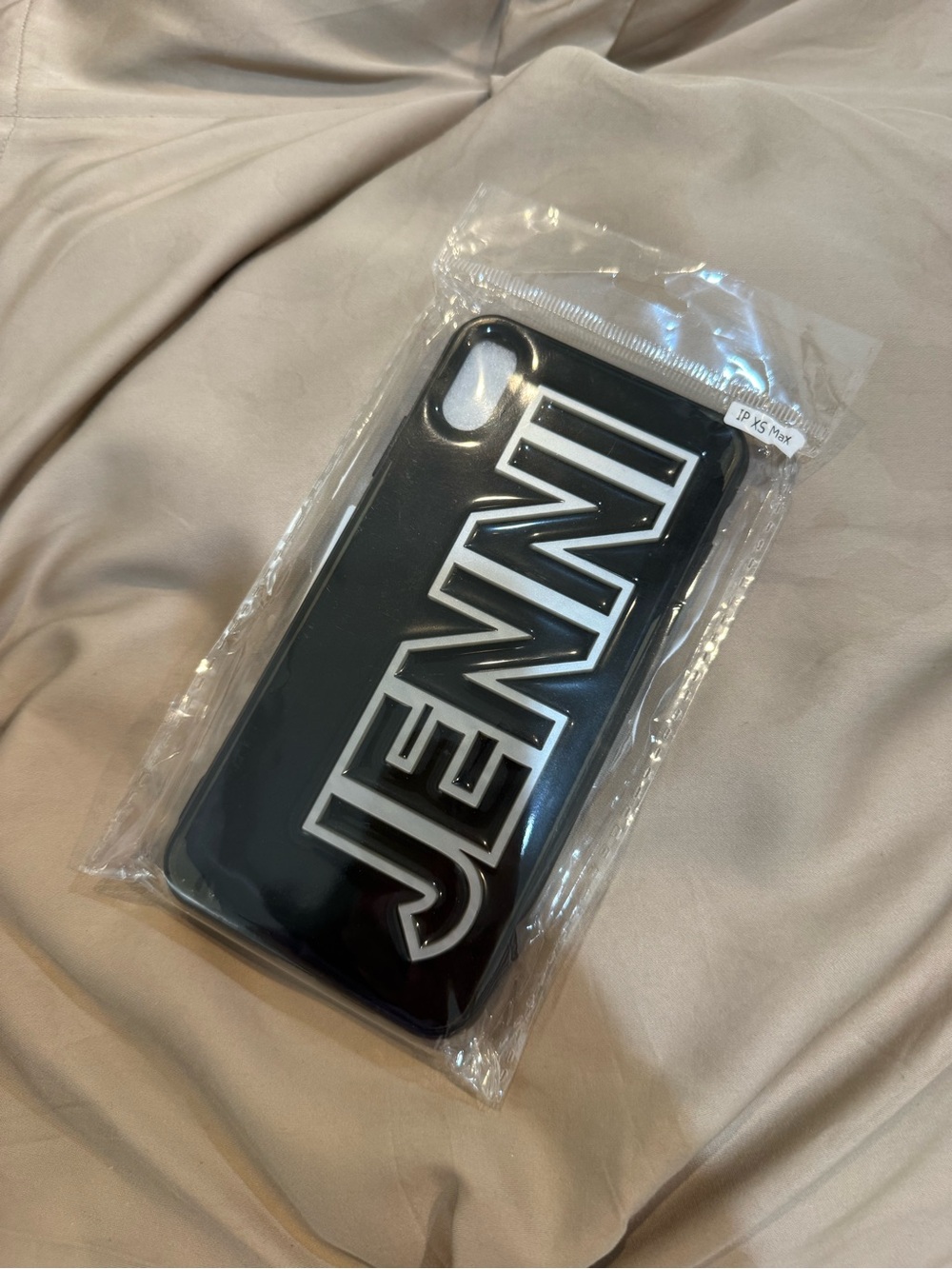 Baublebar Black 'JENNI' Protective iPhone XS Max Case - Bold Lettering